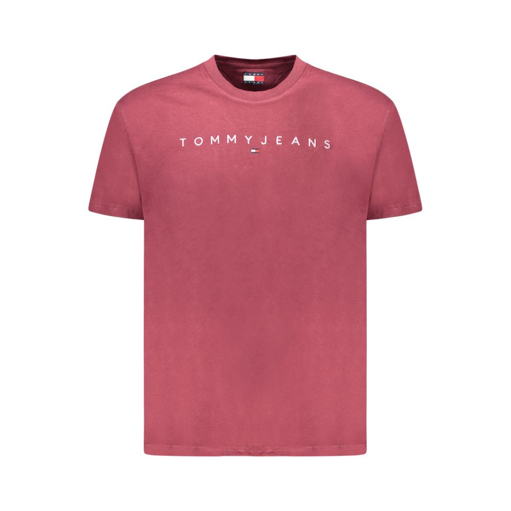 Tommy Hilfiger Red Cotton Men T-Shirt Tommy Hilfiger