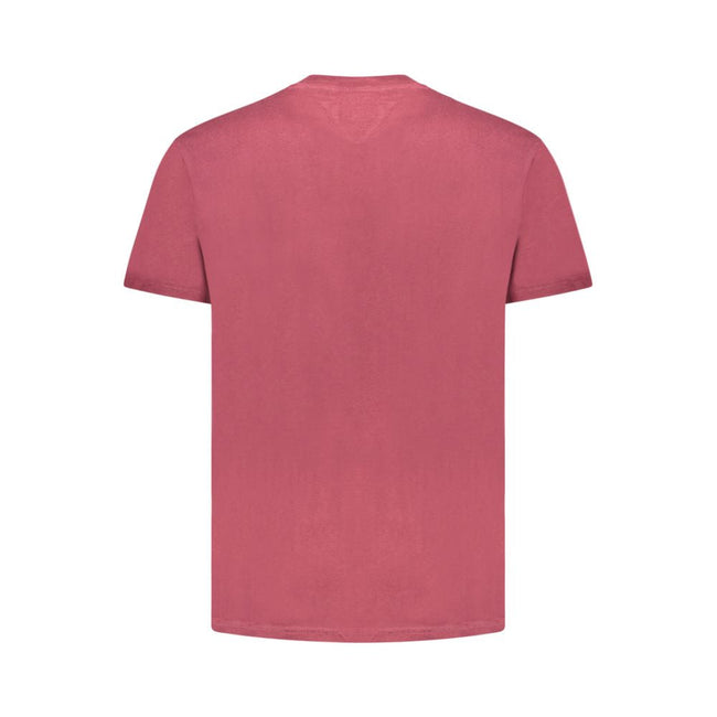 Tommy Hilfiger Red Cotton Men T-Shirt Tommy Hilfiger