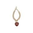 Valentino Garavani Coeur Royal chain Bracelet Valentino Garavani