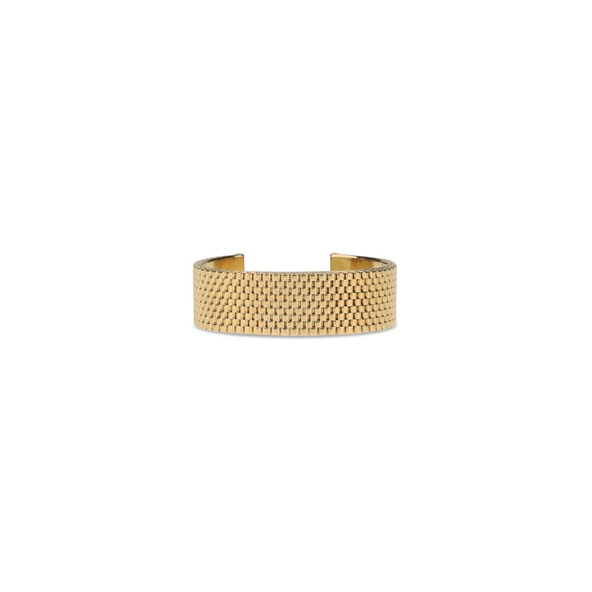 Jil Sander Gold Brass Bracelet Jil Sander