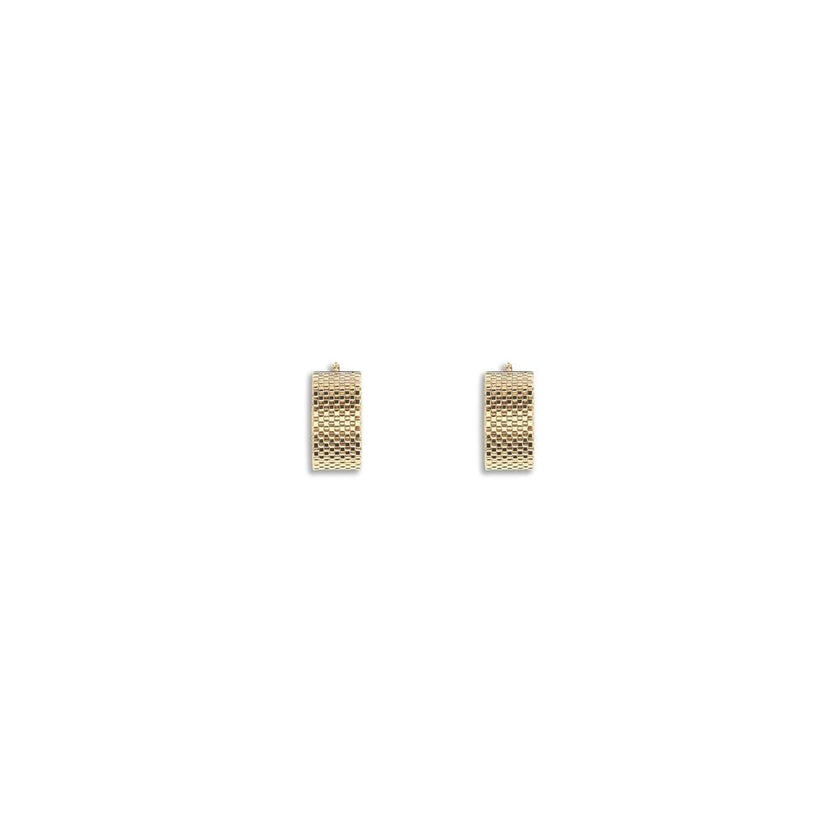 Jil Sander Gold Brass Earrings Jil Sander