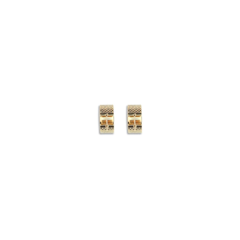 Jil Sander Gold Brass Earrings Jil Sander