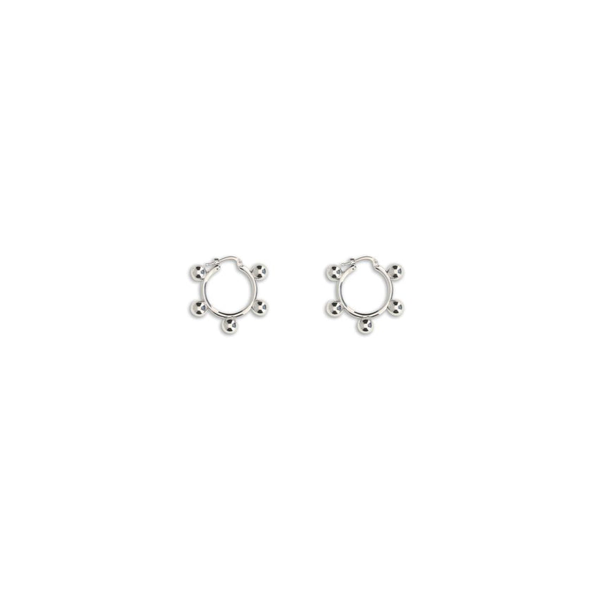 Jil Sander Silver Brass Earrings Jil Sander