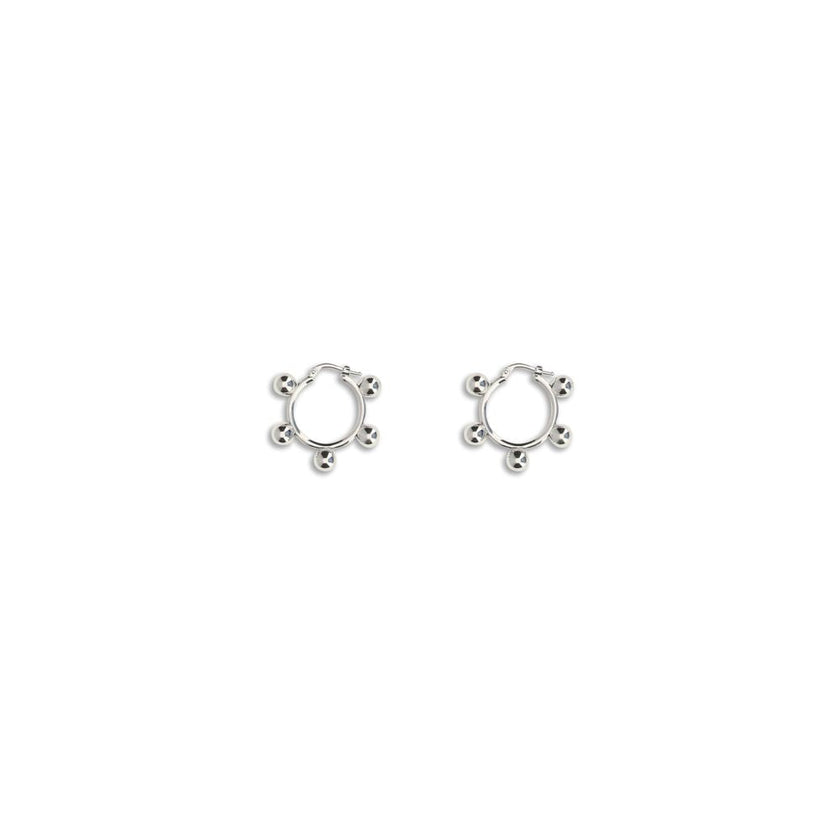 Jil Sander Silver Brass Earrings Jil Sander
