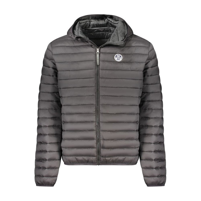 North Sails Black Polyester Men Jacket North Sails