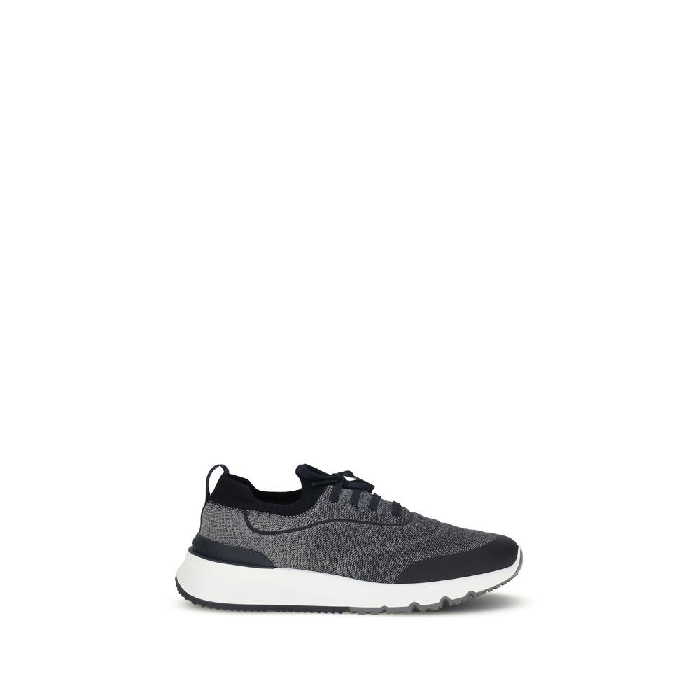 Brunello Cucinelli Techno cotton knit Sneakers runners Brunello Cucinelli