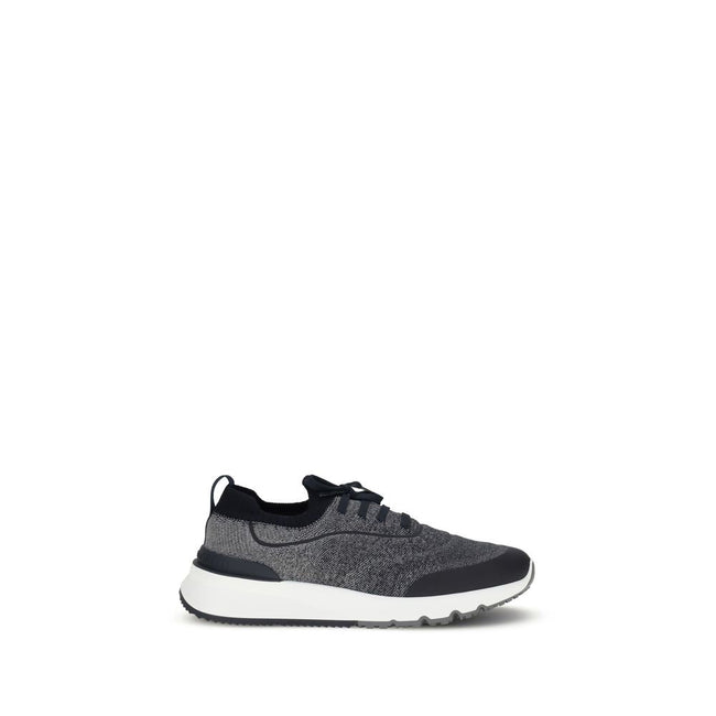 Brunello Cucinelli Techno cotton knit Sneakers runners Brunello Cucinelli