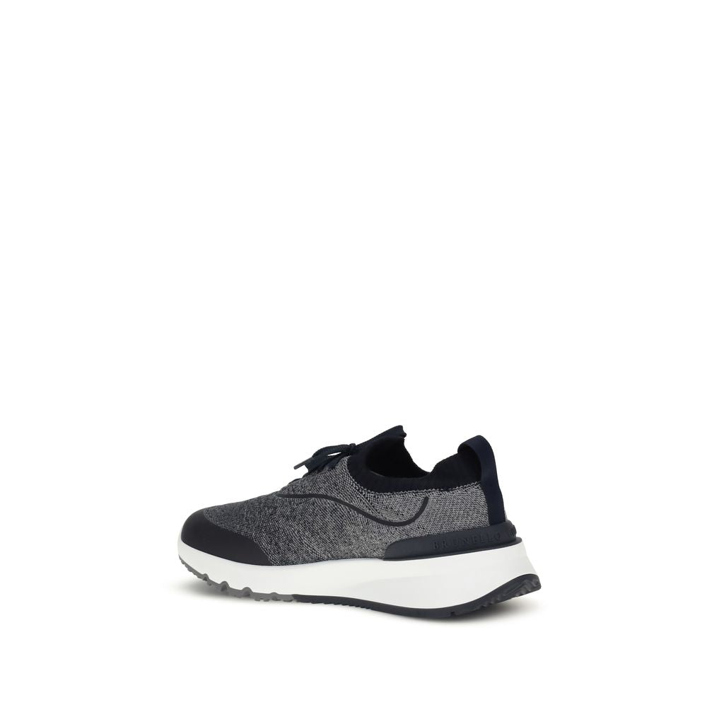Brunello Cucinelli Techno cotton knit Sneakers runners Brunello Cucinelli