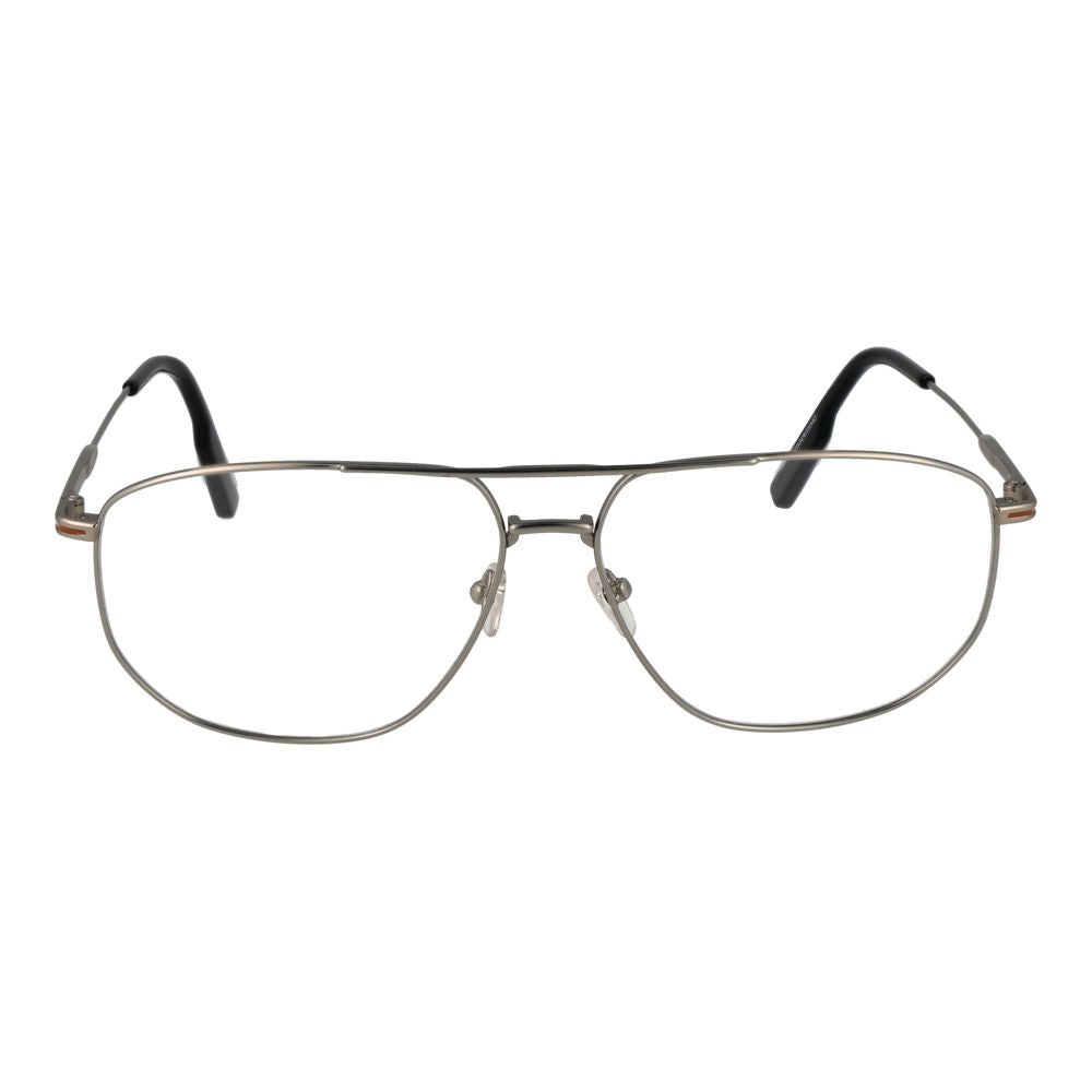 Ermenegildo Zegna Silver Men Glasses Frame Ermenegildo Zegna