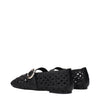 Stuart Weitzman Black Leather Ballet Flats Stuart Weitzman