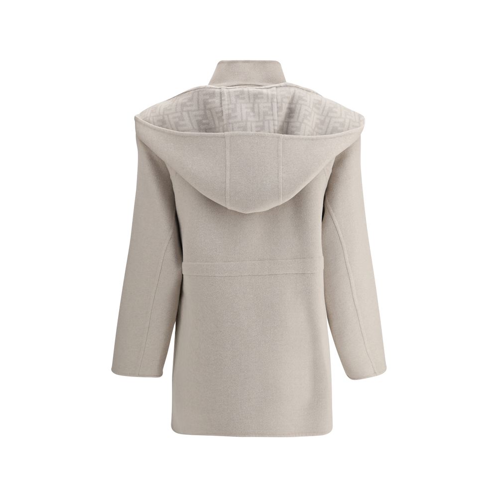 Fendi Wool Coat with removable hood Fendi