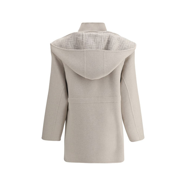 Fendi Wool Coat with removable hood Fendi