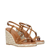 Stuart Weitzman Brown Leather Wedges Sandals Stuart Weitzman