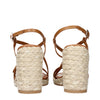 Stuart Weitzman Brown Leather Wedges Sandals Stuart Weitzman