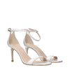 Stuart Weitzman White Leather Stiletto Heels Sandals Stuart Weitzman