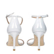 Stuart Weitzman White Leather Stiletto Heels Sandals Stuart Weitzman