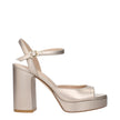 Stuart Weitzman Beige Leather Platforms Stuart Weitzman