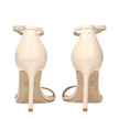 Stuart Weitzman Beige Leather Stiletto Heels Sandals Stuart Weitzman
