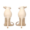 Stuart Weitzman Beige Leather Stiletto Heels Sandals Stuart Weitzman