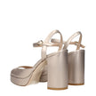 Stuart Weitzman Beige Leather Platforms Stuart Weitzman