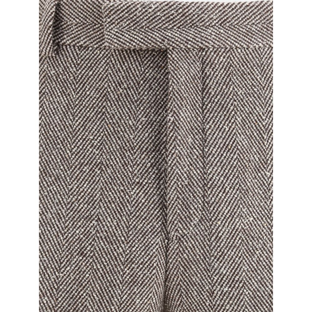 Ferragamo Wide chevron Pants Ferragamo