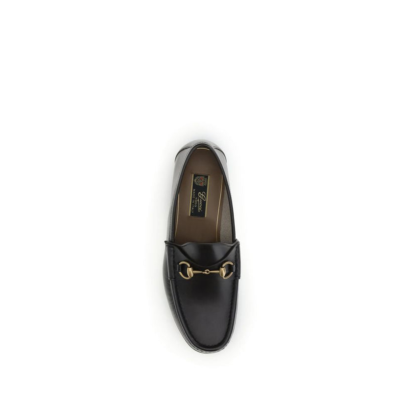 Gucci Brown Calf Leather Bos Taurus Slip-On Loafers Gucci