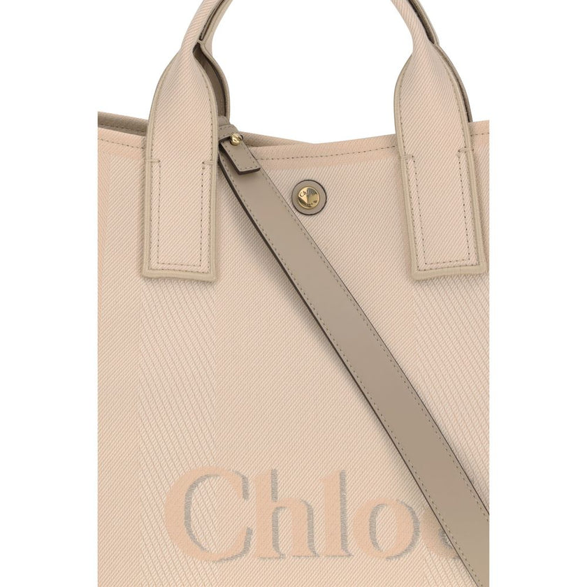Chloé Beige Cotton Handbag Chloé