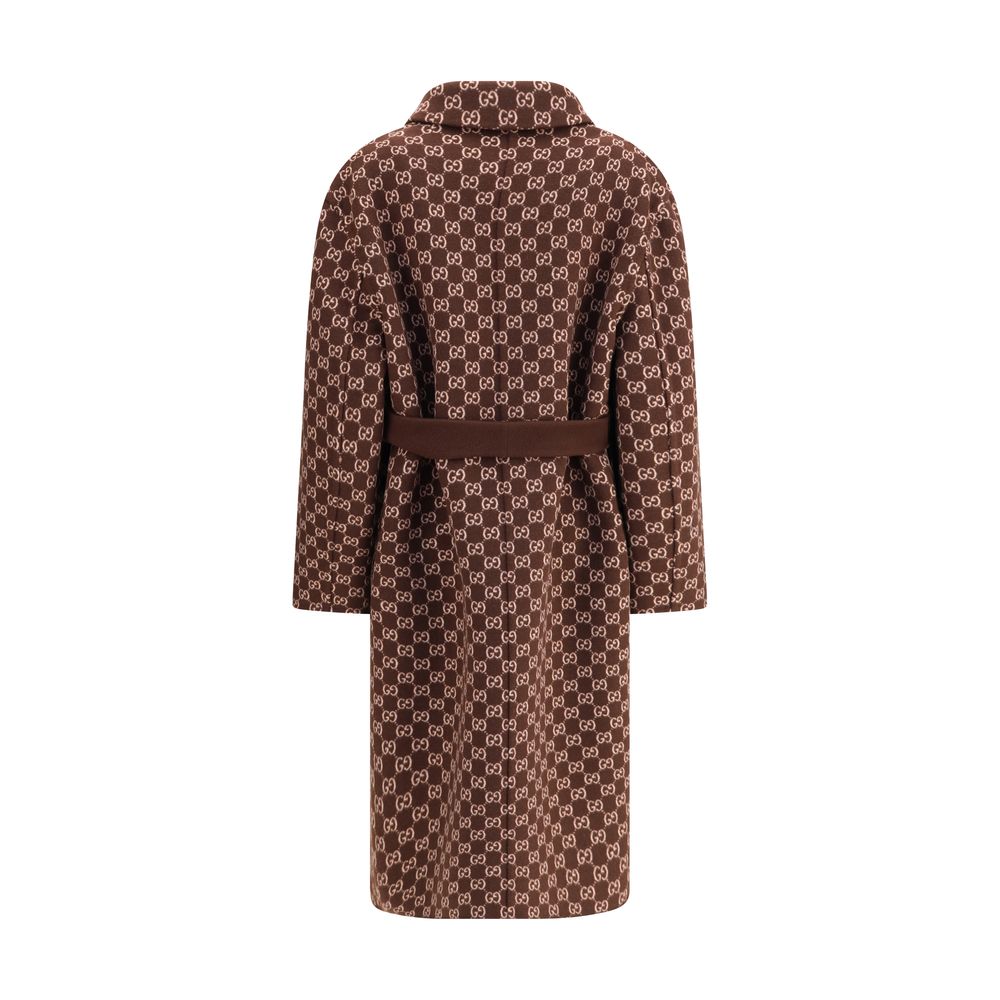 Gucci Silk and wool reversible Coat Gucci