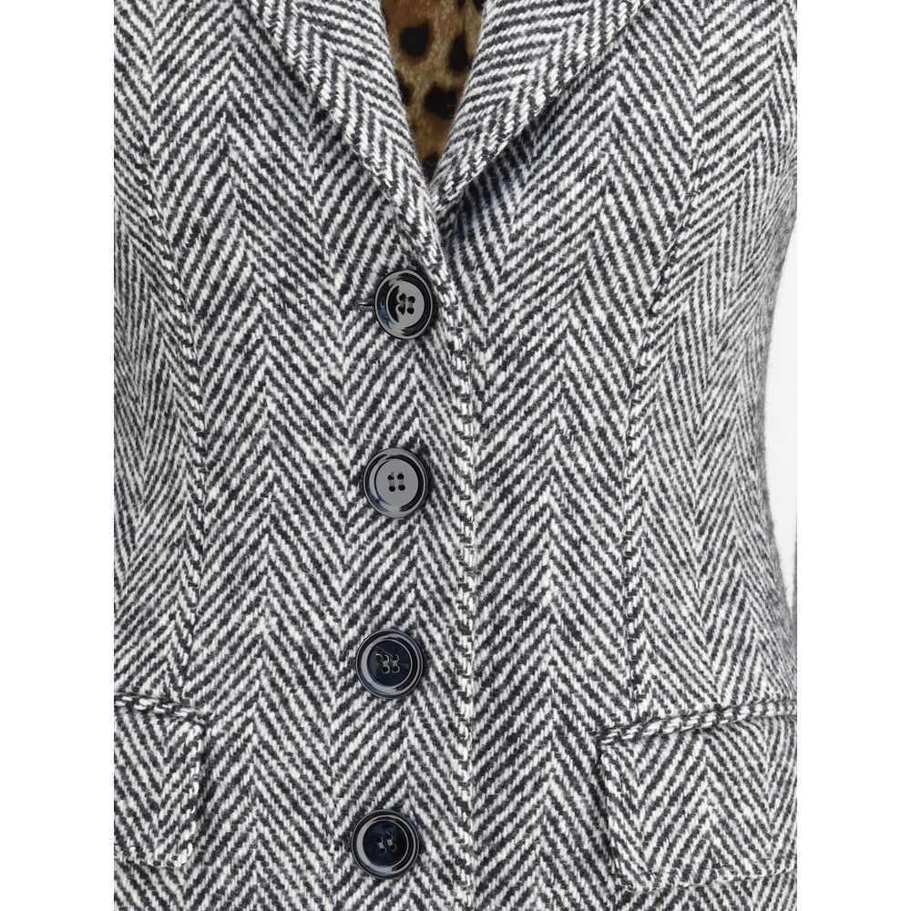 Dolce & Gabbana Single-breasted chevron Coat Dolce & Gabbana