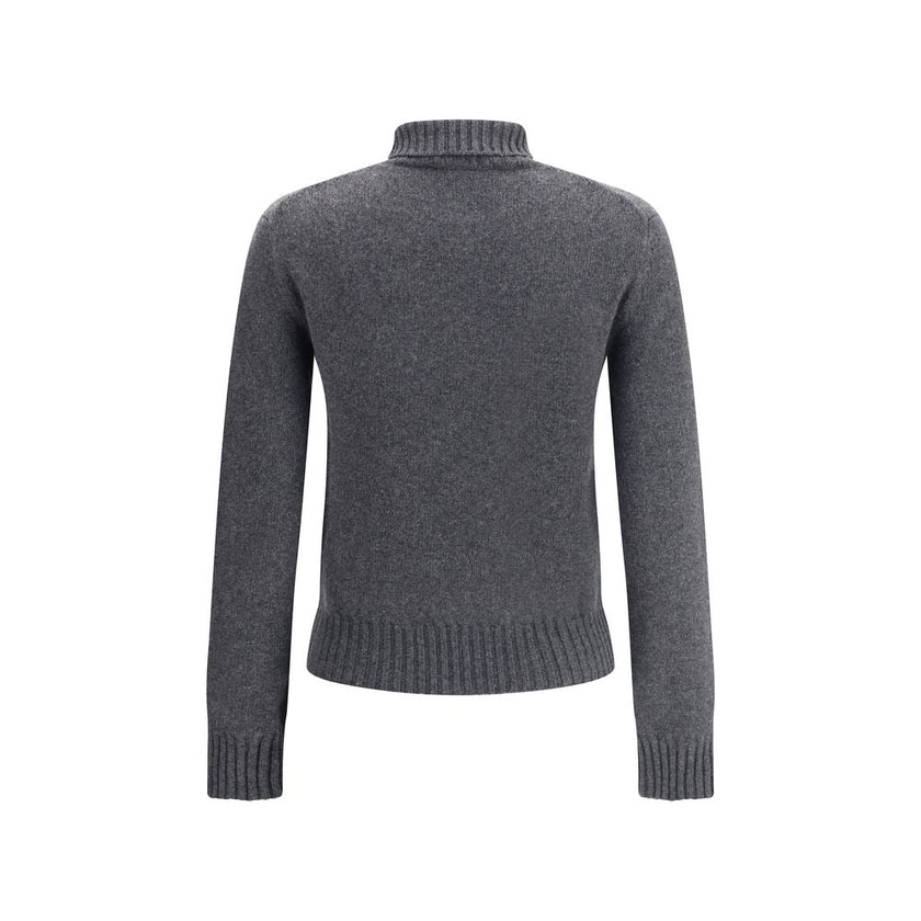 Ami Paris Gray Cashmere Turtleneck Ami Paris