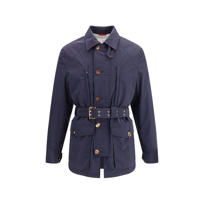 Brunello Cucinelli Membraned nylon saharan Jacket Brunello Cucinelli
