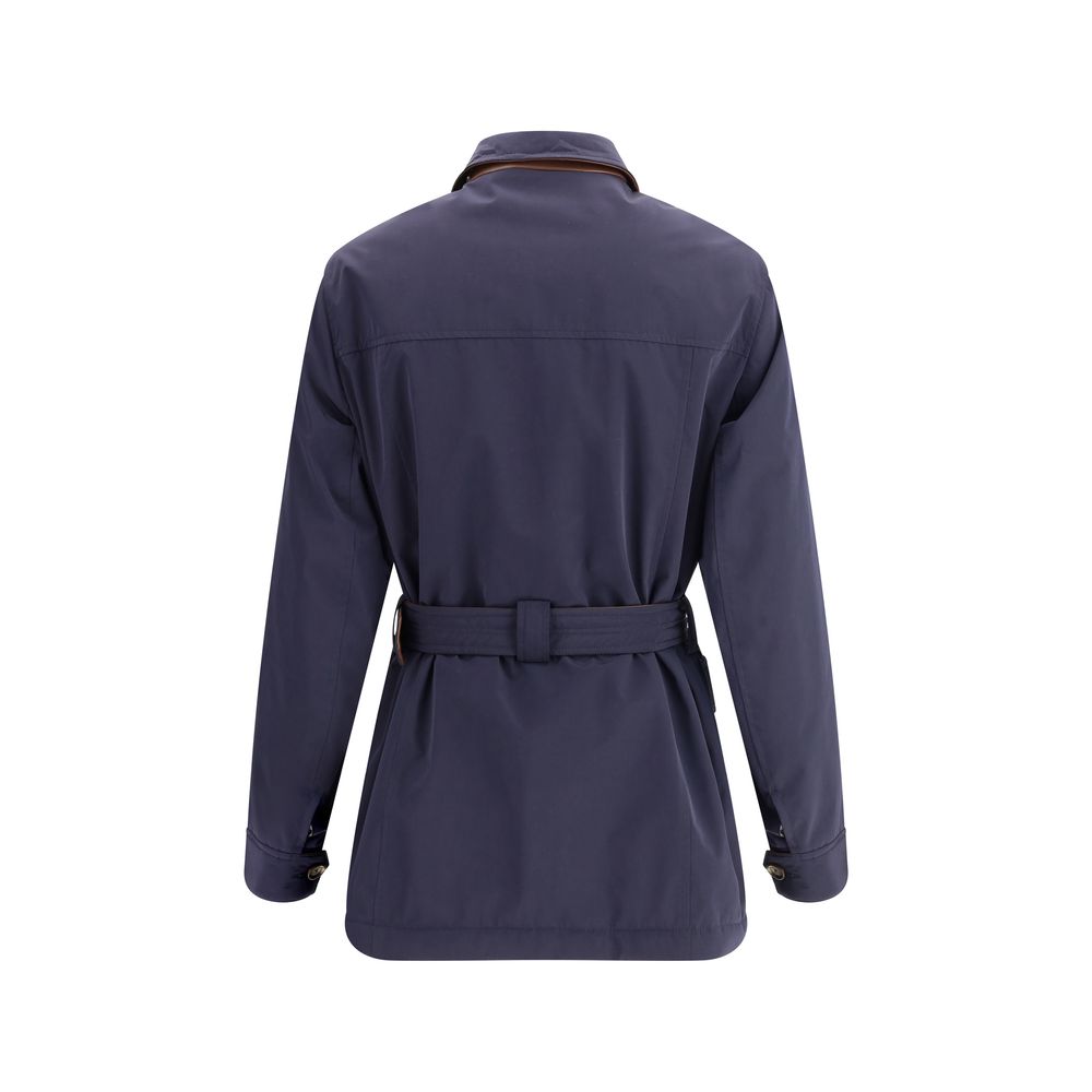 Brunello Cucinelli Membraned nylon saharan Jacket Brunello Cucinelli