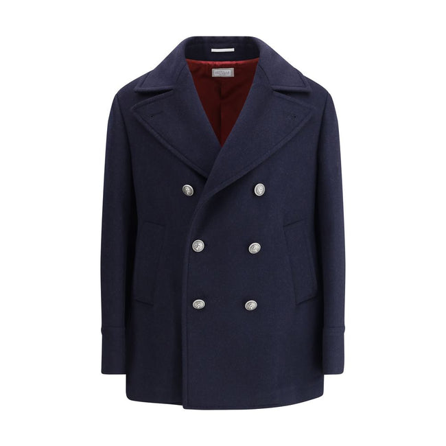 Brunello Cucinelli Double wool flannel Caban Brunello Cucinelli
