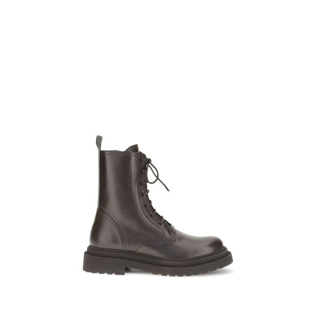 Brunello Cucinelli Leather Ankle Boots Brunello Cucinelli
