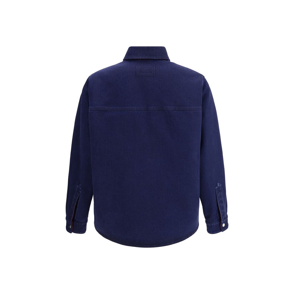 Gucci Denim and flanel Reversible Shirt Gucci