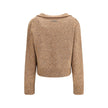 PINKO V-neck Sweater with rhinestones PINKO