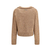 PINKO V-neck Sweater with rhinestones PINKO