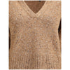 PINKO V-neck Sweater with rhinestones PINKO
