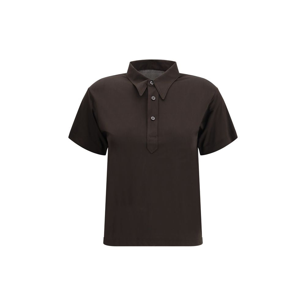 Margiela Semi-sheer polo Shirt Margiela
