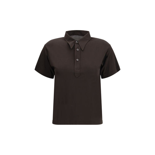 Margiela Semi-sheer polo Shirt Margiela