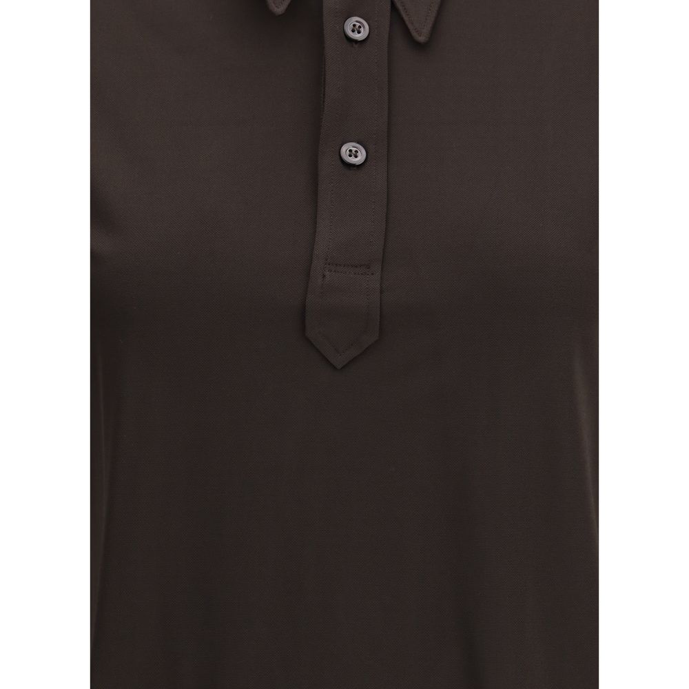 Margiela Semi-sheer polo Shirt Margiela