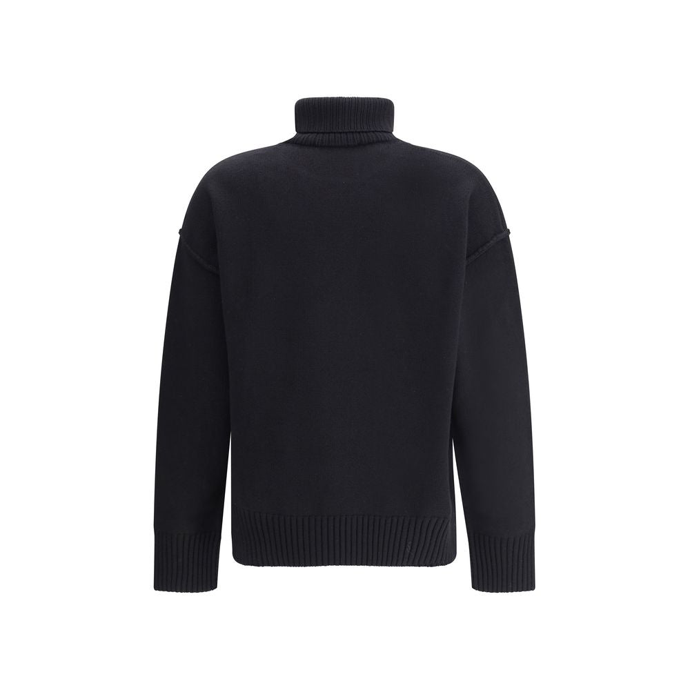 Ami Paris Ami De Coeur Turtleneck Sweater Ami Paris