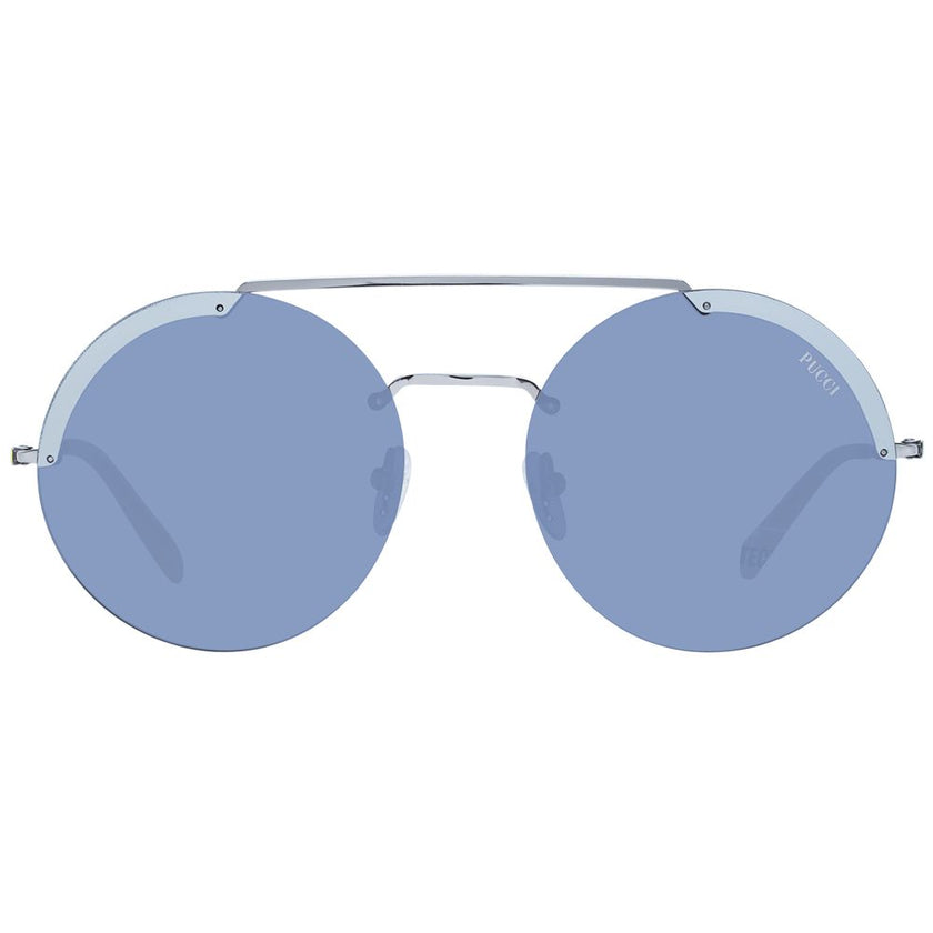 Emilio Pucci Gray Metal Sunglasses Emilio Pucci