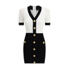 Balmain Braided pattern midi Dress Balmain