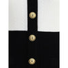 Balmain Braided pattern midi Dress Balmain