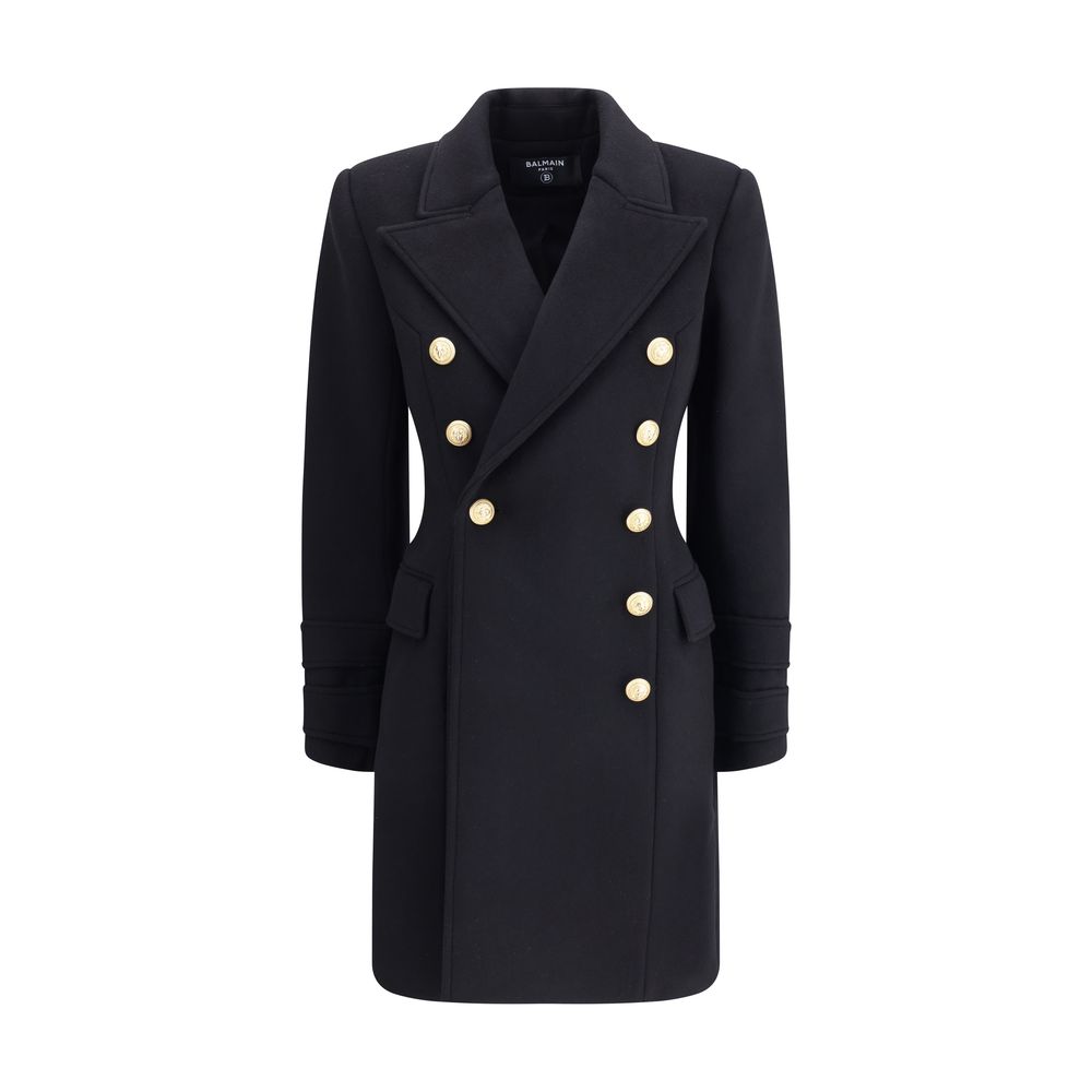 Balmain wool and cashmere double-breasted Coat Balmain