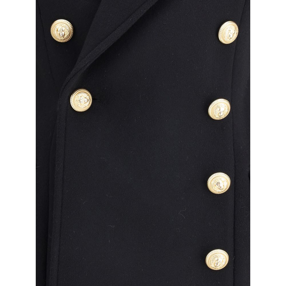 Balmain wool and cashmere double-breasted Coat Balmain