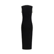Balmain Sleeveless torsade knit long Dress Balmain
