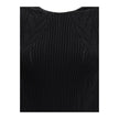 Balmain Sleeveless torsade knit long Dress Balmain