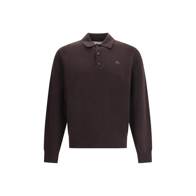 Burberry Cashmere long-sleeved polo Sweater Burberry